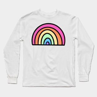 Pastel Rainbow Long Sleeve T-Shirt